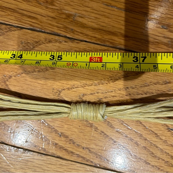 Macrame Boho Belt with beads.  Very cool piece ! - Picture 10 of 13